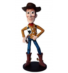 ESTATUA VAQUERO WOODY CON SOMBRERO FIGURA WOODY TOY STORY GIGANTE