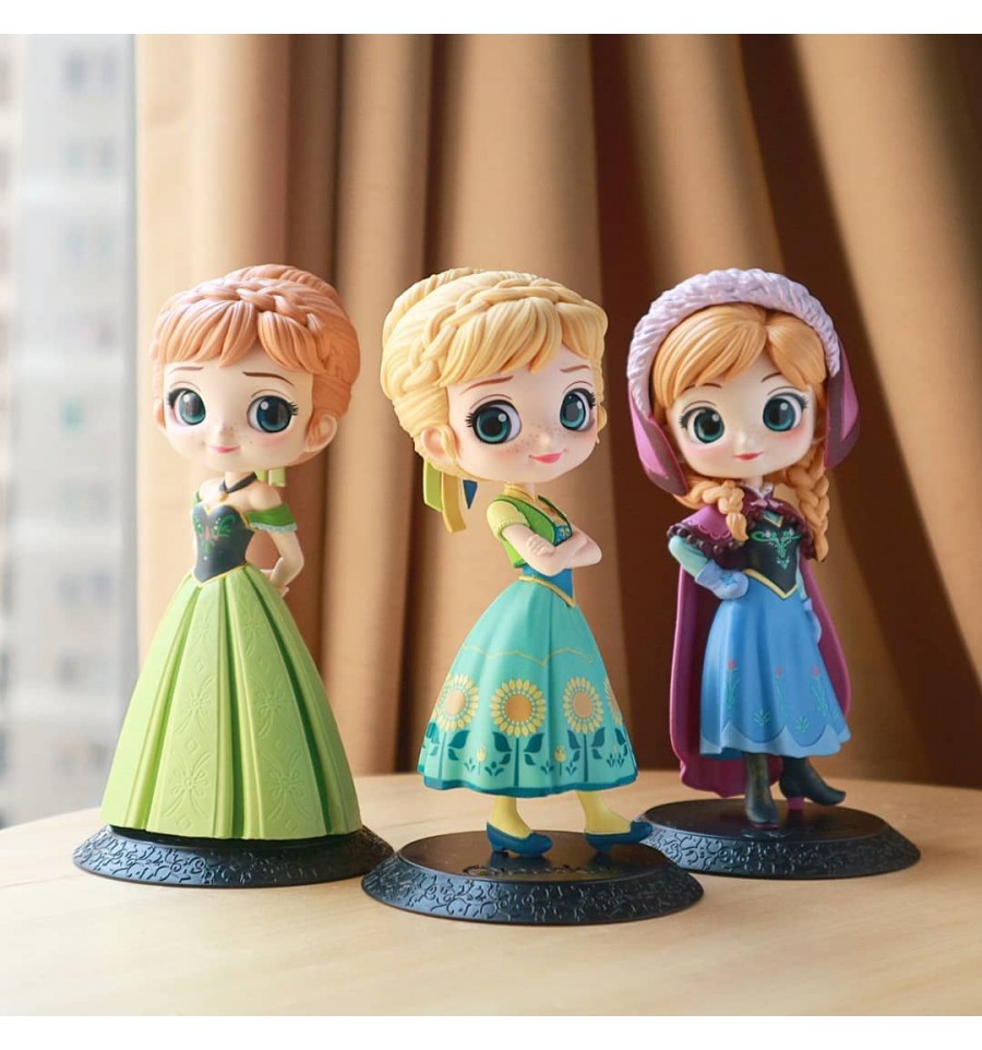 Disney Princess Toys Q Posket Frozen Elsa Anna Rapunzel Belle Snow Whi -  Supply Epic