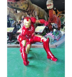 ESTATUA IRON MAN ARRODILLADO