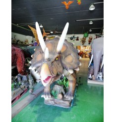 DINOSAURIO TRICERATOPS ANIMATRONICO 4M