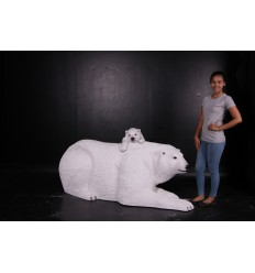 FIGURA OSO POLAR CON CRIA