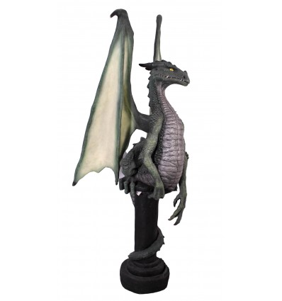 REPLICA DRAGON EN PEDESTAL