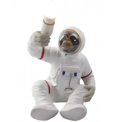 ASTRONAUTA CHIMPANCE CON LUZ