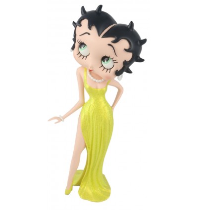 BETTY BOOP VESTIDO DE NOCHE AMARILLO