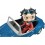 BETTY BOOP EN COCHE AZUL BRILLANTE