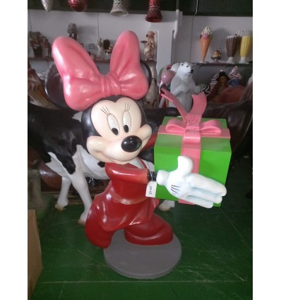 FIGURA MINNIE CON REGALOS