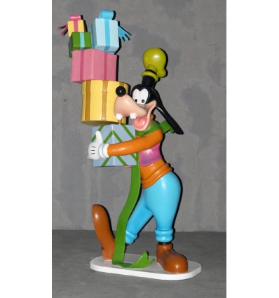 FIGURA GOOFY CARGANDO REGALOS