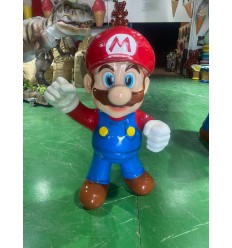 FIGURA MARIO BROS 180 CMS CON EL BRAZO LEVANTADO