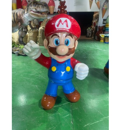 FIGURA MARIO BROS 180 CMS CON EL BRAZO LEVANTADO