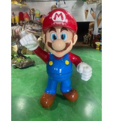 FIGURA MARIO BROS 120 CMS CON EL BRAZO LEVANTADO