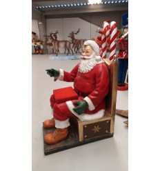 SILLA PAPA NOEL EN TRONO