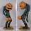 FIGURA HOMBRE CALABAZA HALLOWEEN CON PORTA DULCES