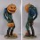 FIGURA HOMBRE CALABAZA HALLOWEEN CON PORTA DULCES