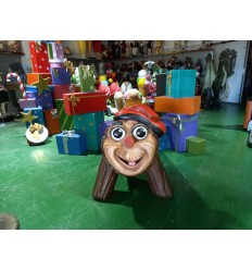 FIGURA TIÓ DE NADAL ANIMADO