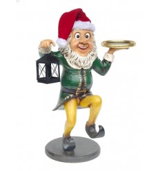 FIGURA DUENDE ELFO CON FAROL