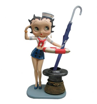 Betty Boop figura decoracion paragüero