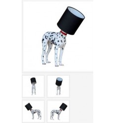 LAMPARA PERRO DALMATA DE DISEÑO