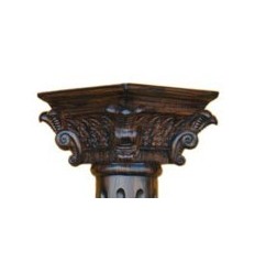 CORINTHIAN PILLAR (DARK WOOD)