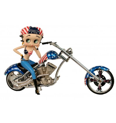 BETTY BOOP EN MOTO CHOPPER