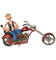 POPEYE MOTORISTA EN CHOPPER