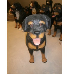 PERRO ROTTWEILER DE PIE